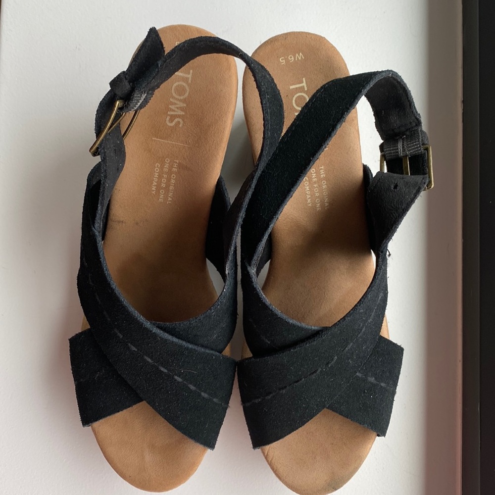 Toms Black sandals